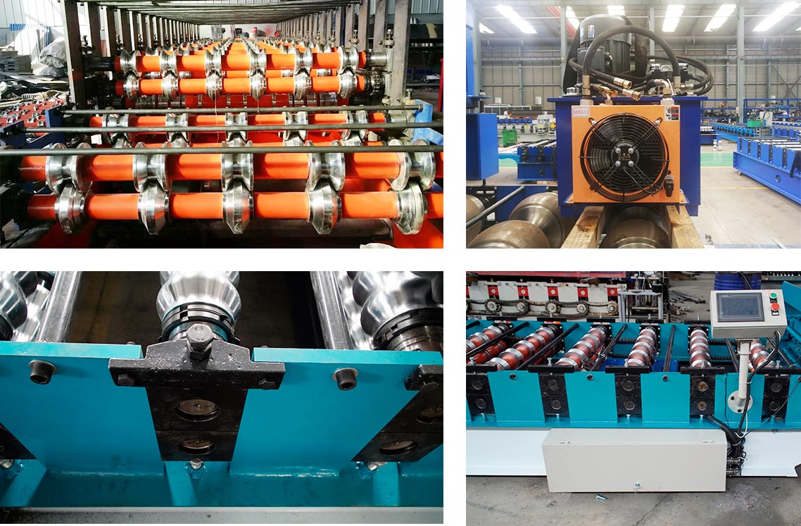 Standing seam panel roll forming machine