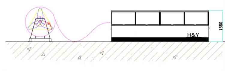 Light keel villa stud rolling machine