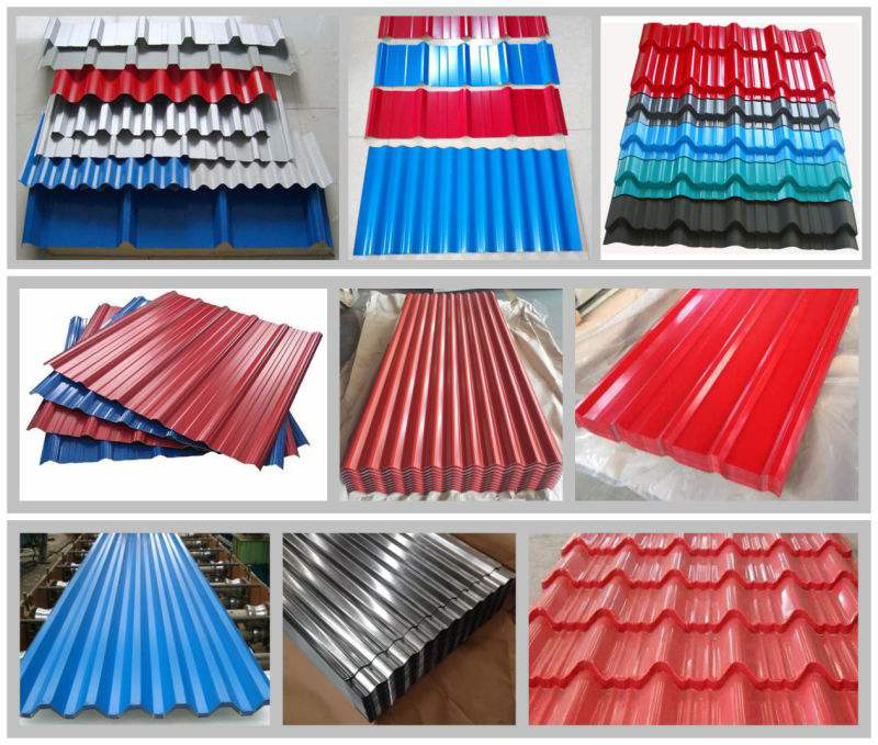Metal roof tile making machine