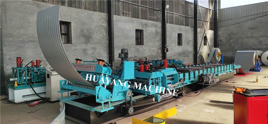Grain silo roll forming machine