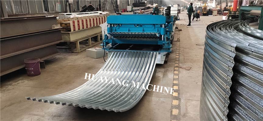 Grain silo roll forming machine
