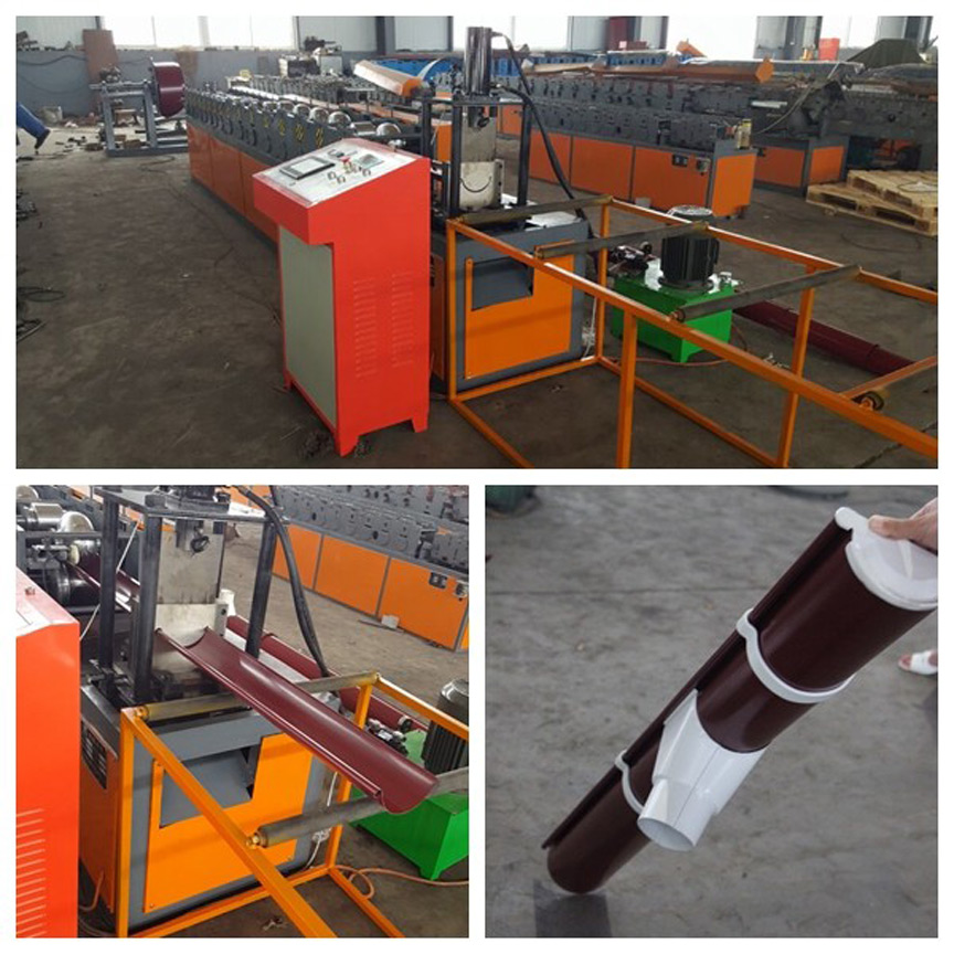 rain gutter making machine
