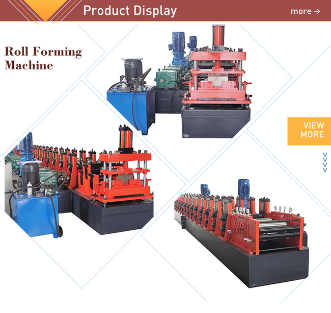 multifunctional u steel frame cold roll forming machine