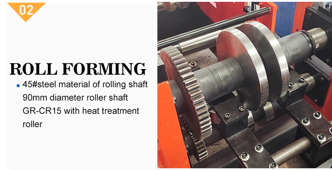 multifunctional u steel frame cold roll forming machine