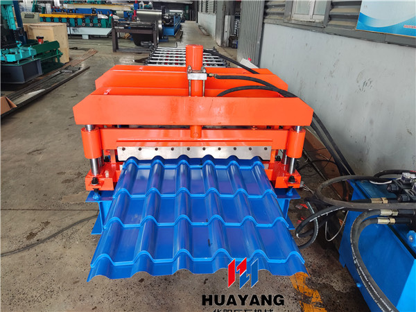 800 glazed antique metal roofing moulding machine