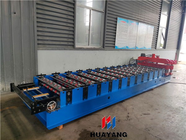 800 glazed antique metal roofing moulding machine