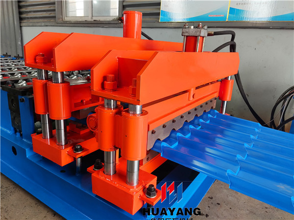 800 glazed antique metal roofing moulding machine