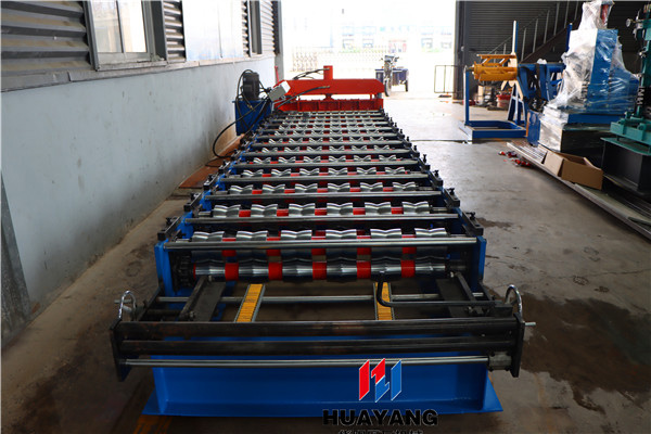 800 glazed antique metal roofing moulding machine