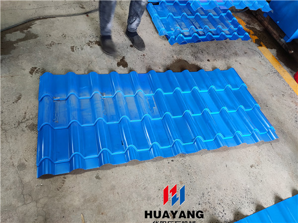 800 glazed antique metal roofing moulding machine