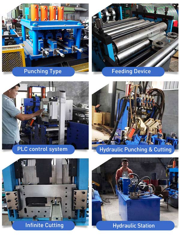 steel frame purlin machines