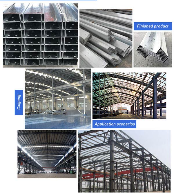 steel frame purlin machines