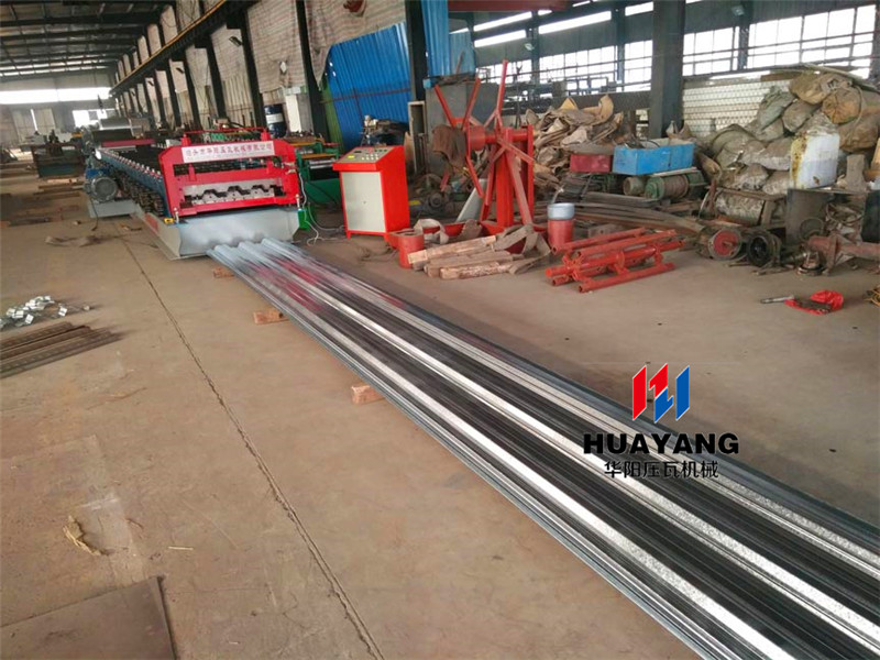 huayang 1025 metal decking floor making machine