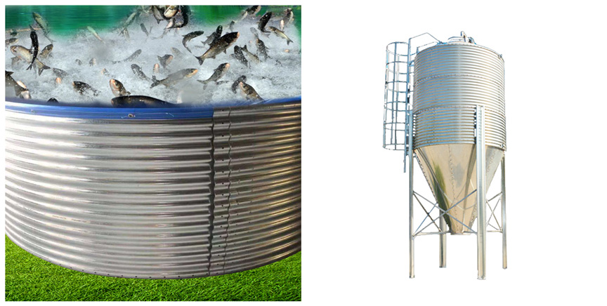 1.2mm grain system silo body sheet making machine