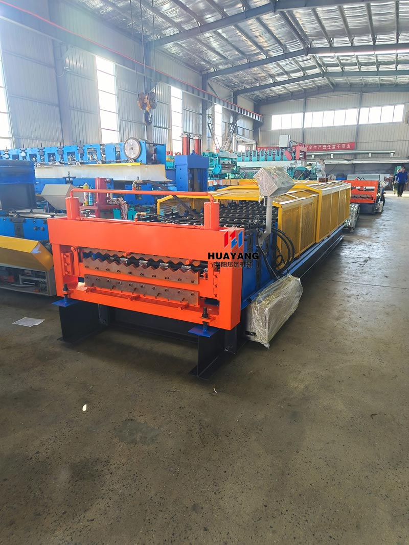 russian market double layer metal roof sheet making machine