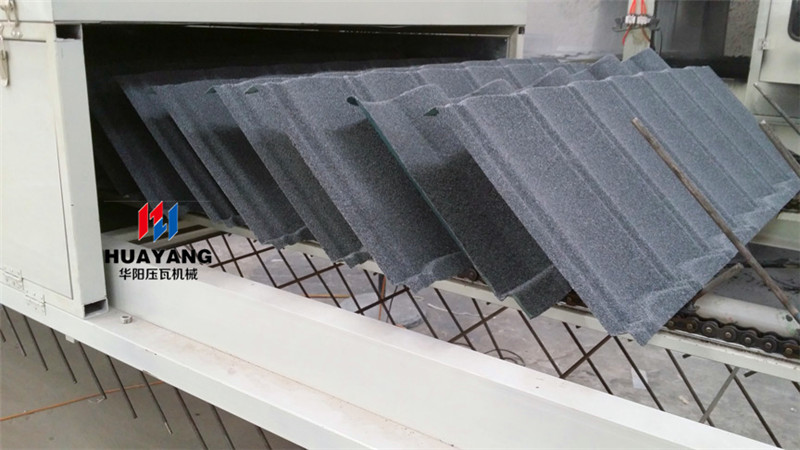 huayang stone coated roof tile making machine