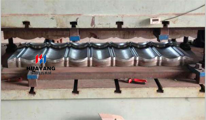 stone coated metal roof tile making machine