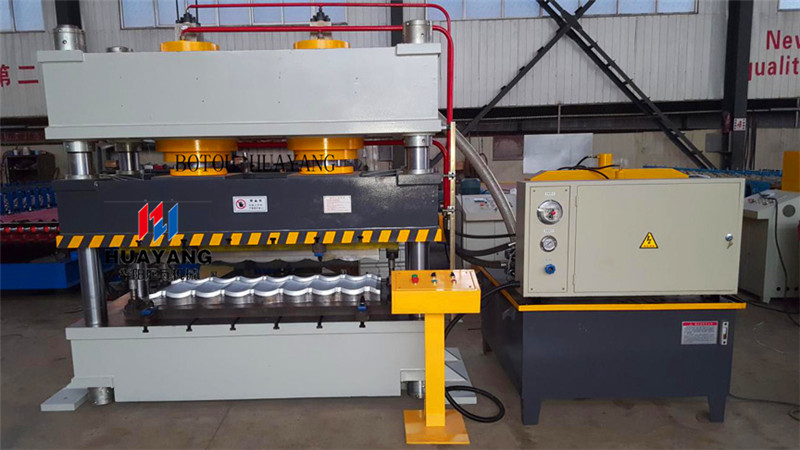 stone coated metal roof tile making machine