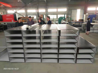 Third generation cable tray making machine