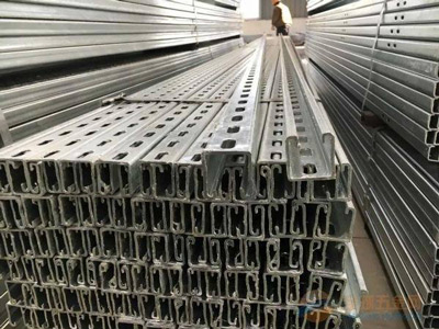 Solar photovoltaic bracket strut c channel roll forming machine