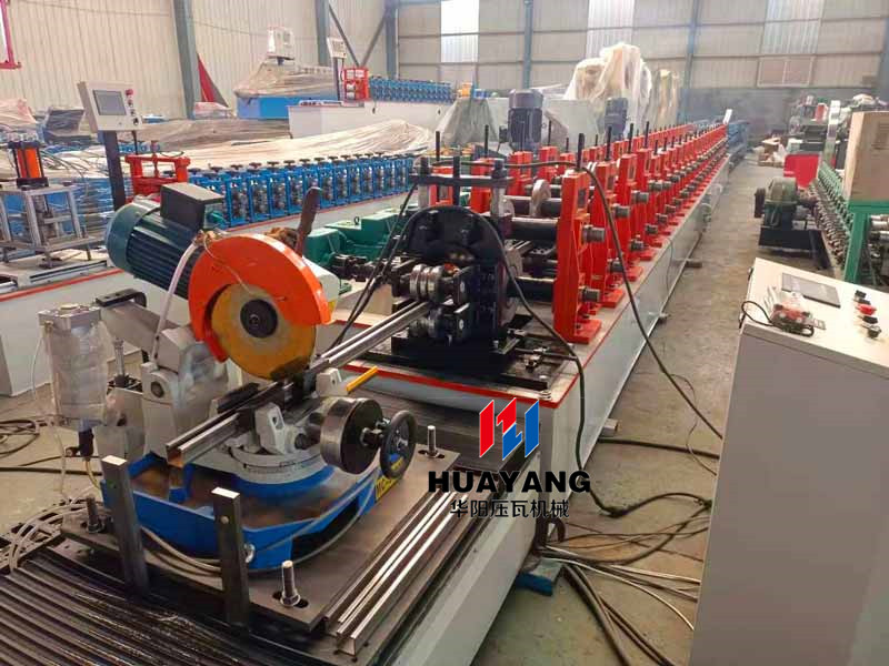 Solar photovoltaic bracket strut c channel roll forming machine