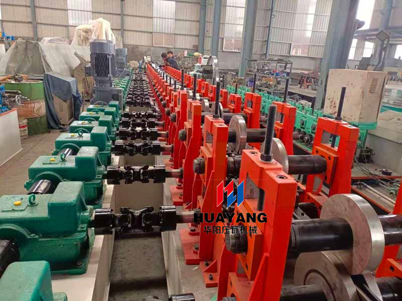 Solar photovoltaic bracket strut c channel roll forming machine