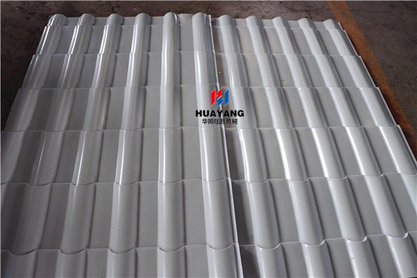 metal roofing glazed tile roll forming machine