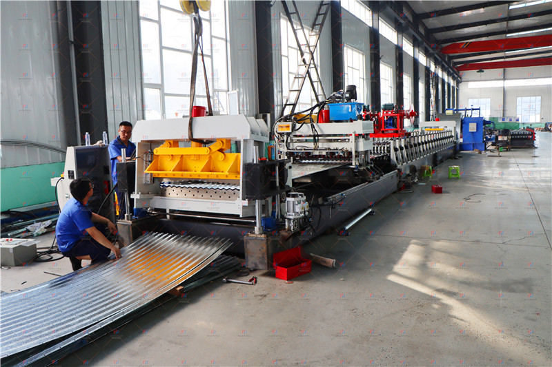1-4mm farm storage grain bin silo corrugated sheet wall panel roll forming machine