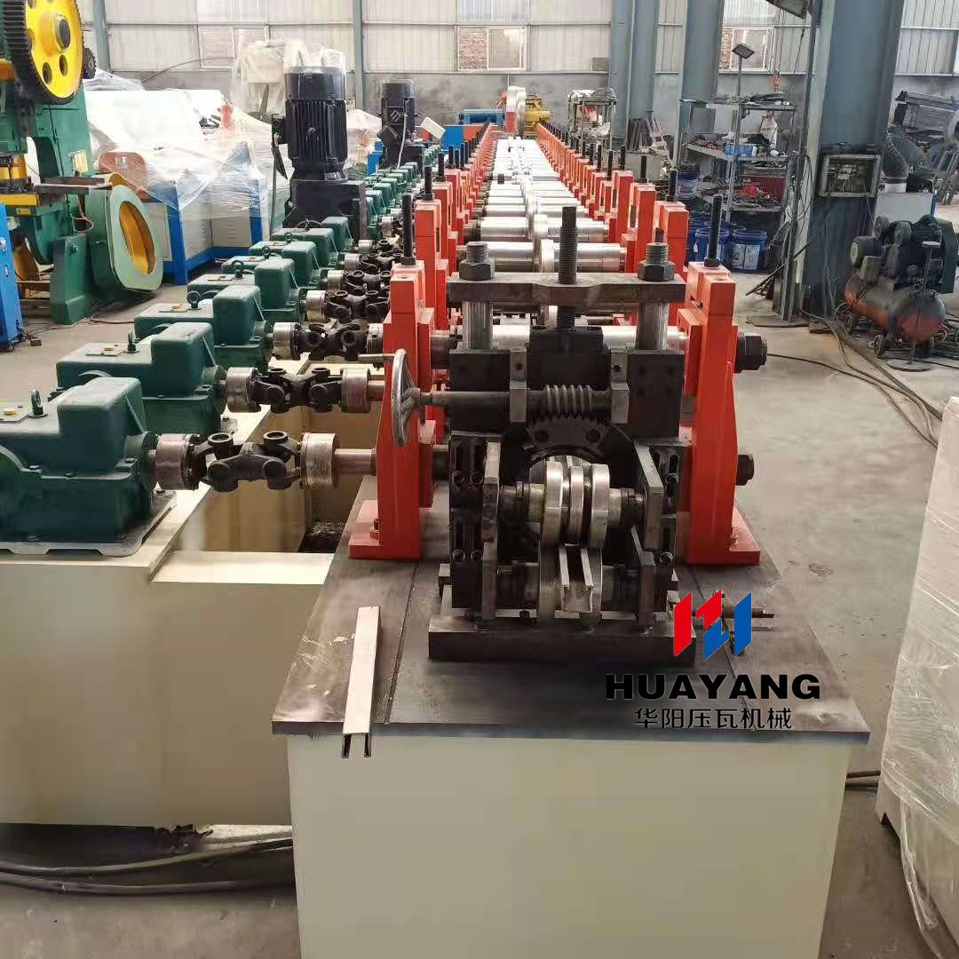 Solar photovoltaic bracket strut c channel making machine