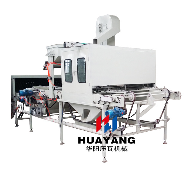 stone coated metal roof tile making machine