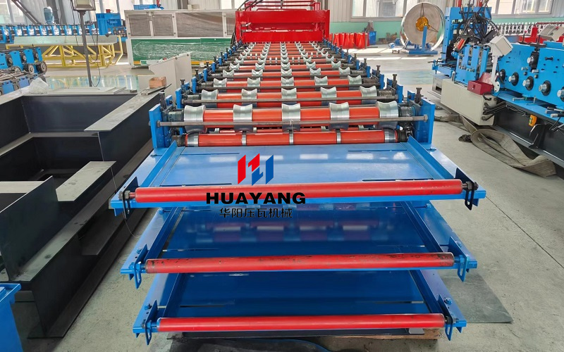 three layer roll forming machine