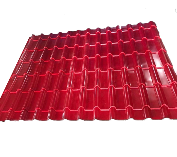 glazed steel sheet rolling form machine
