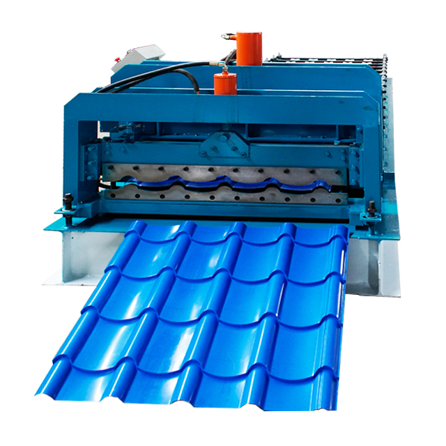 glazed steel sheet rolling form machine