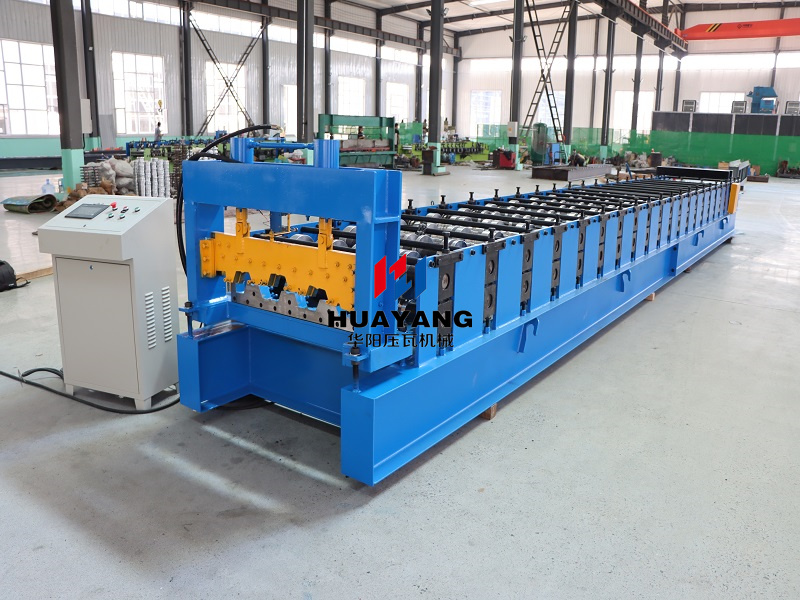 trapezoidal steel deck roof forming machine