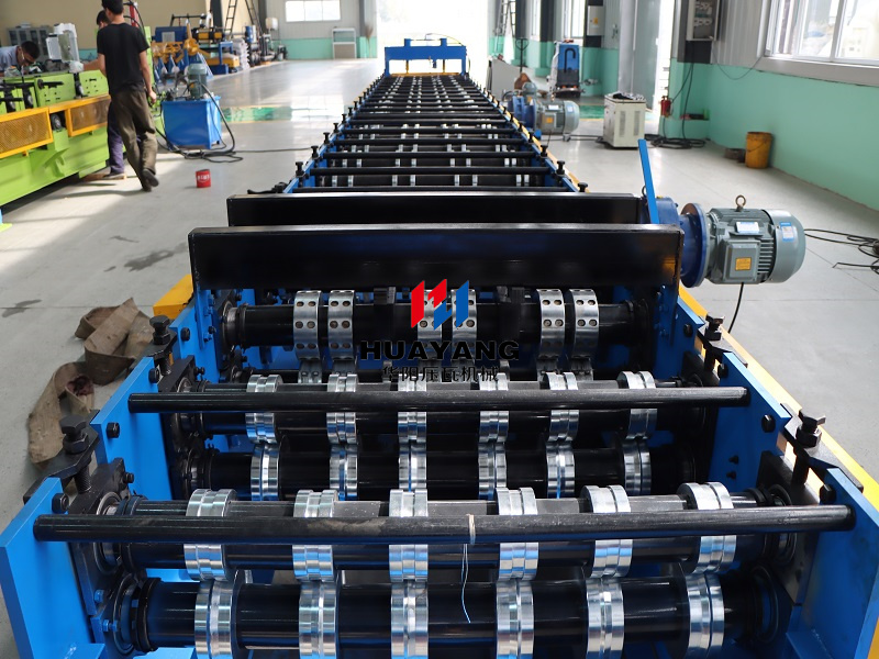 trapezoidal steel deck roof forming machine