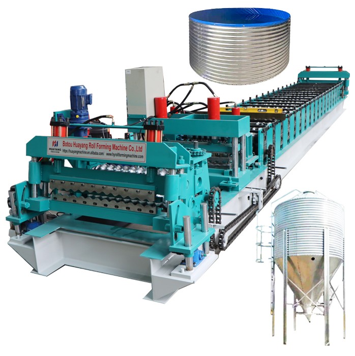 galvanized steel silo making machine