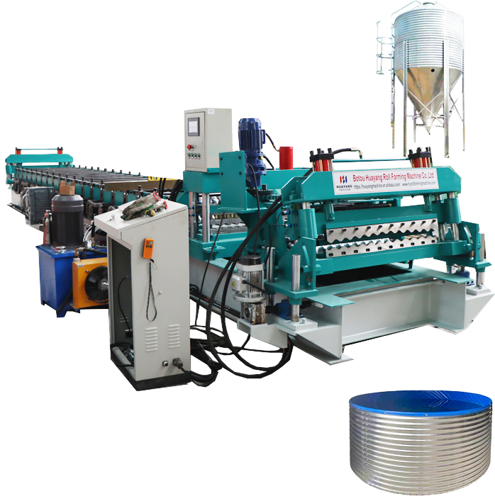 galvanized steel silo making machine