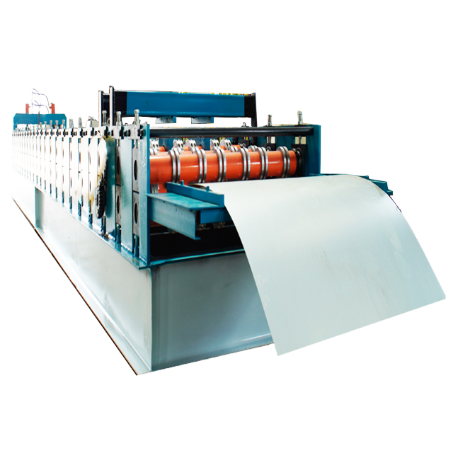 trapezoidal steel deck roof forming machine