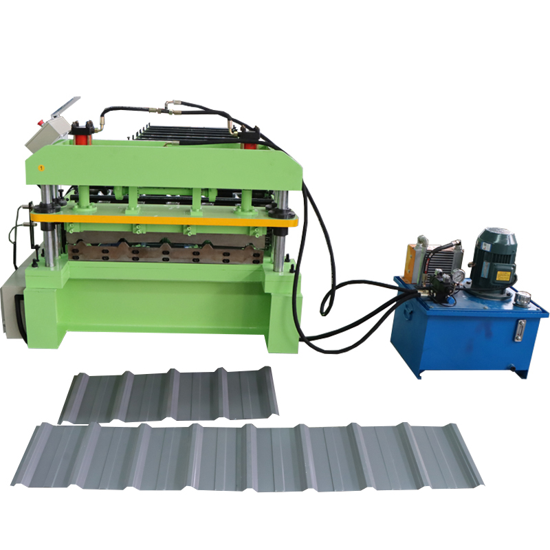 Roof sheet roll forming machine