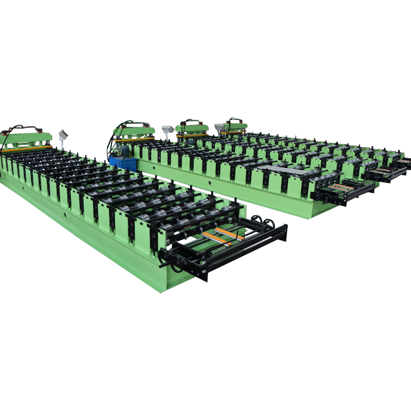 Roof sheet roll forming machine