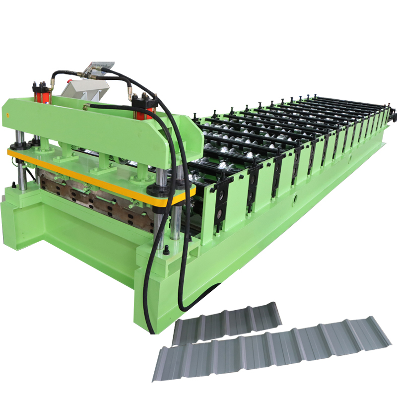 Roof sheet roll forming machine