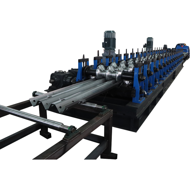 highway guardrail making machine