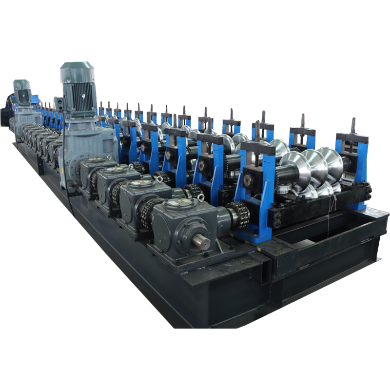 highway guardrail making machine