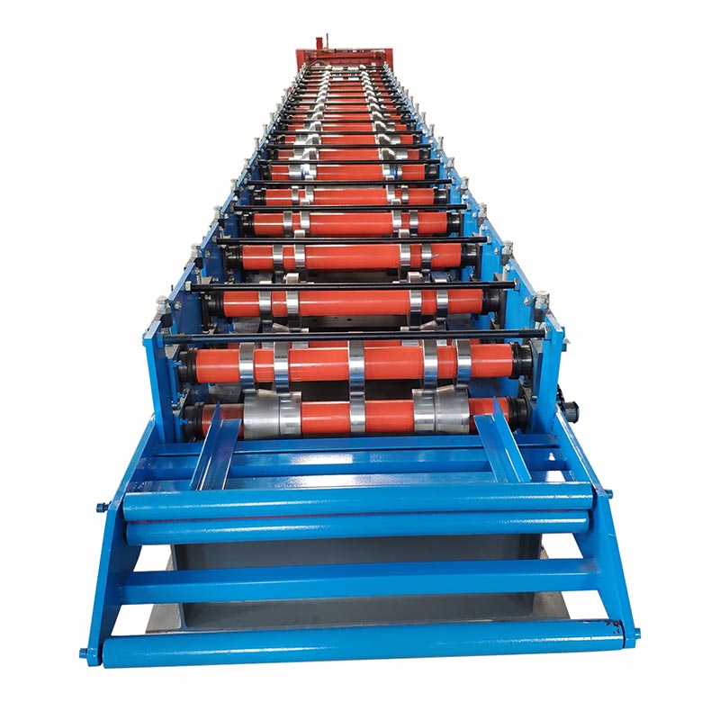 Standing seam panel roll forming machine