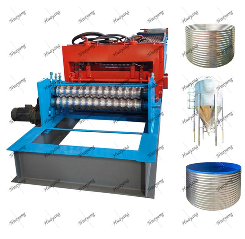 Grain silo roll forming machine