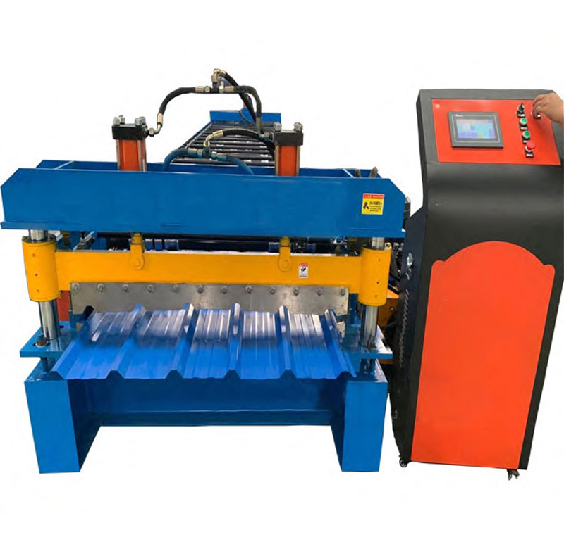 Metal roof tile making machine