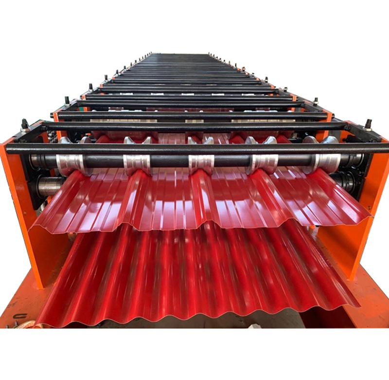 Double layer roll forming machine