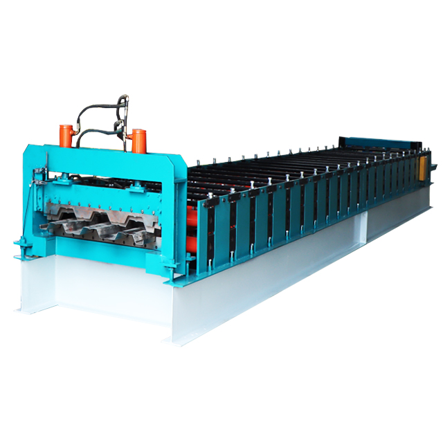 Floor decking roll forming machine