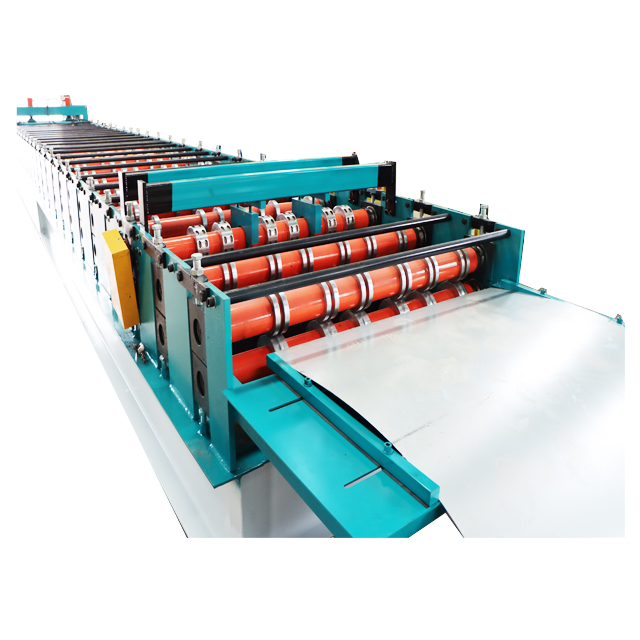 Floor decking roll forming machine