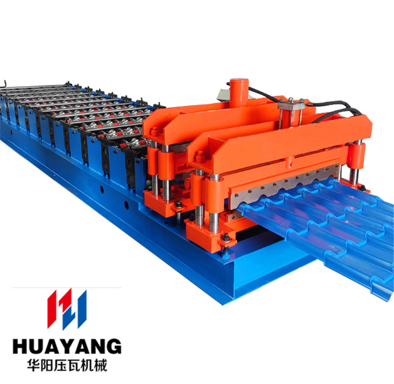 glazed antique metal roofing moulding machine