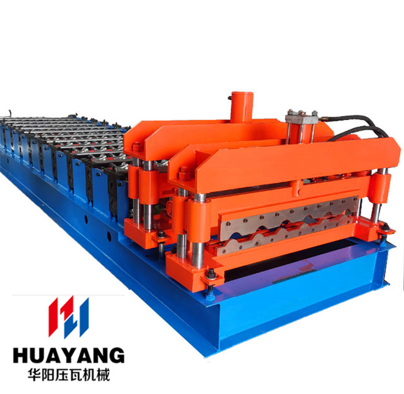 glazed antique metal roofing moulding machine